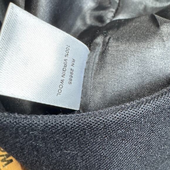 Vintage Pendleton Pencil Skirt Womens 10 Black 100% Virgin Wool USA 32" W - Picture 4 of 7